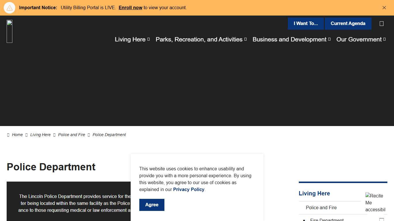 Police Department | City of Lincoln